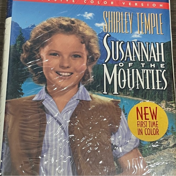 1994 Release Shirley Temple Susannah Of The Mounties VHS Sealed Clamshell Case - Picture 3 of 16